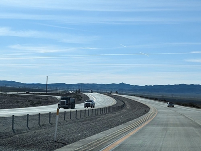 The open road curves