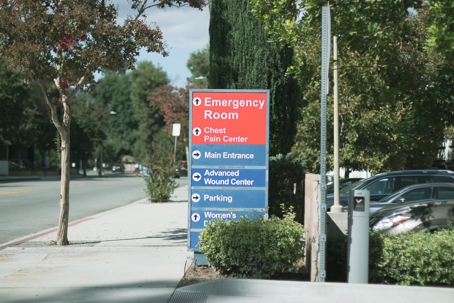 hospital sign